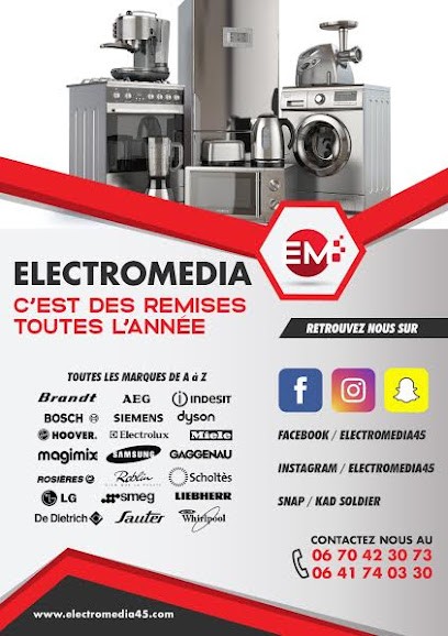 ELECTRO MEDIA, Magasin d'Electroménager à Saint-Benoît-sur-Loire