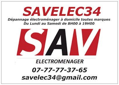 SAVELEC34, Réparateur d'Electroménager à Adissan