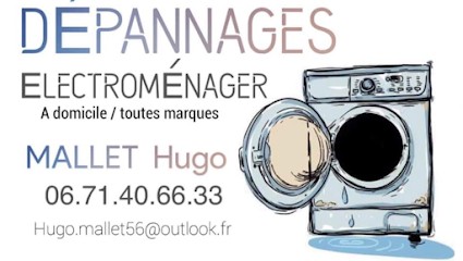 Dépannages électroménager Mallet Hugo, Réparateur d'Electroménager à Plouay